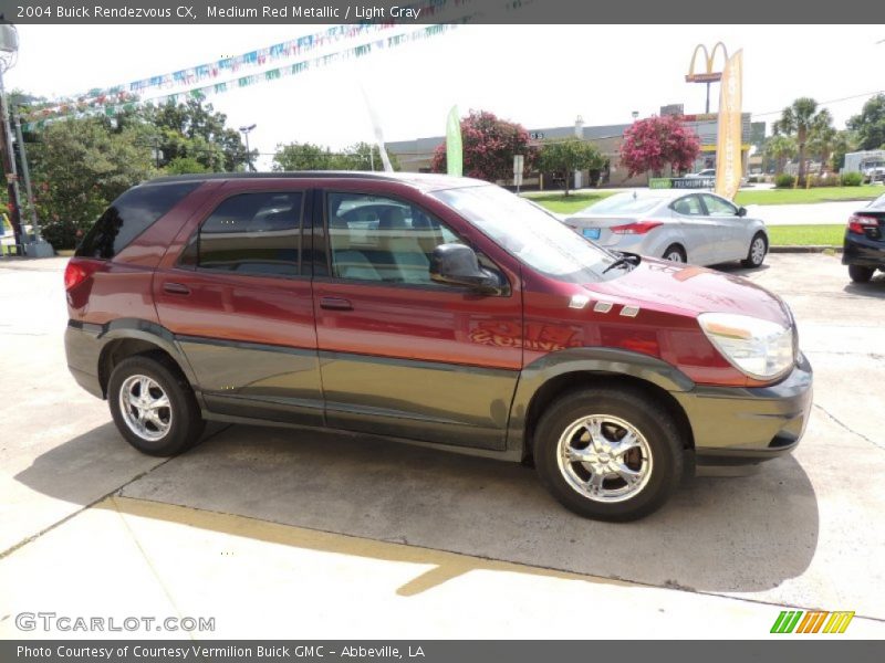 Medium Red Metallic / Light Gray 2004 Buick Rendezvous CX