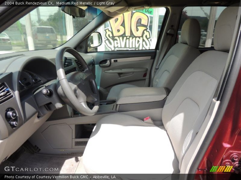 Medium Red Metallic / Light Gray 2004 Buick Rendezvous CX