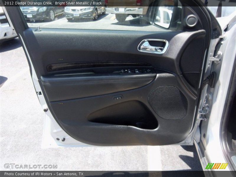 Bright Silver Metallic / Black 2012 Dodge Durango Crew