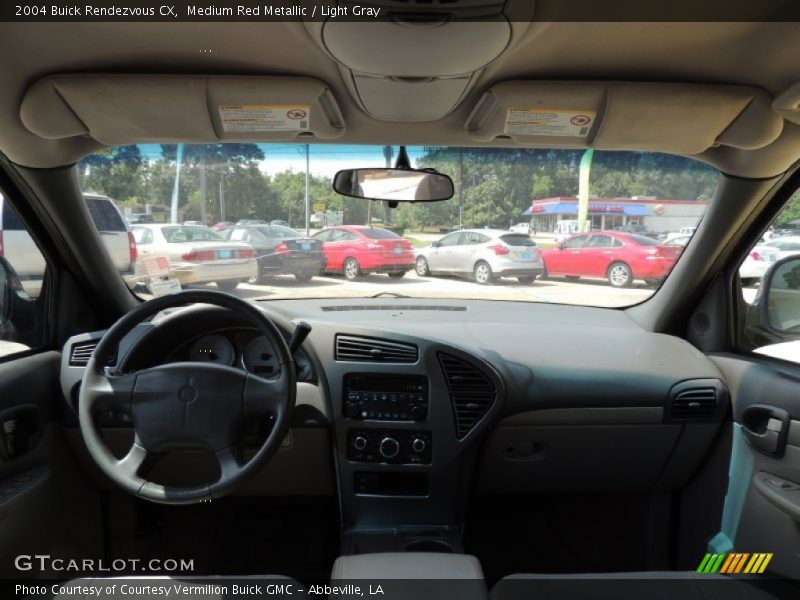 Medium Red Metallic / Light Gray 2004 Buick Rendezvous CX