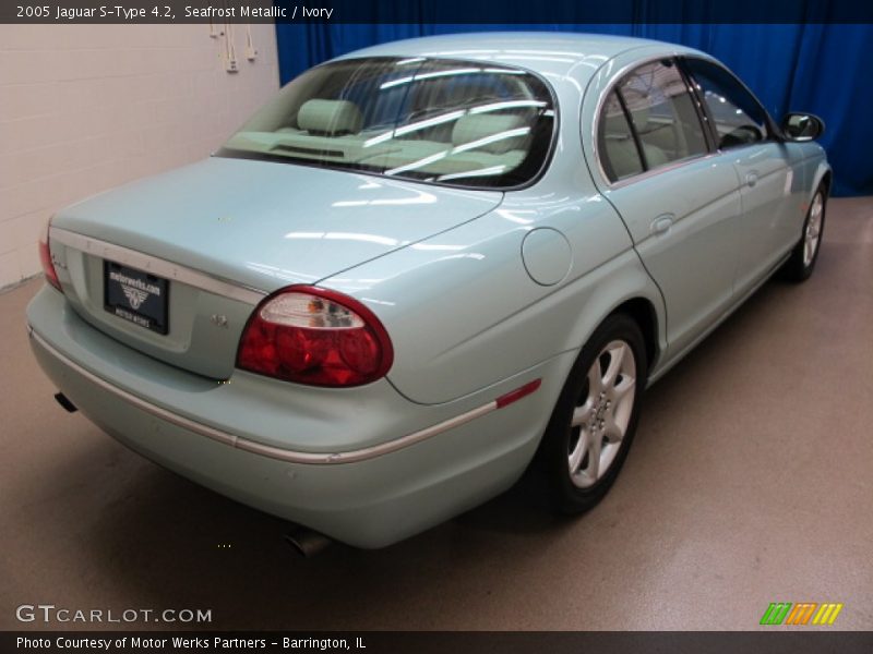 Seafrost Metallic / Ivory 2005 Jaguar S-Type 4.2