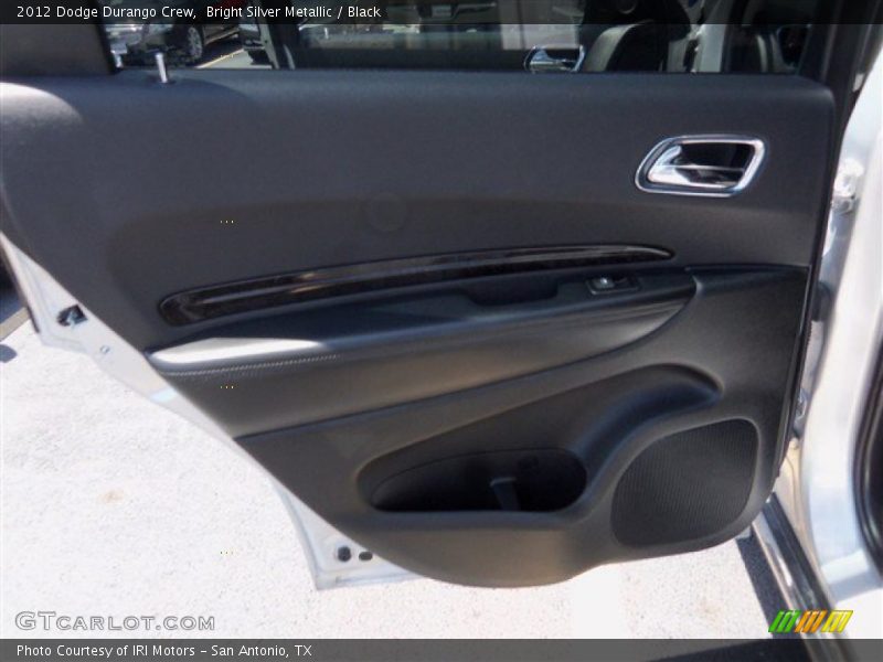 Bright Silver Metallic / Black 2012 Dodge Durango Crew