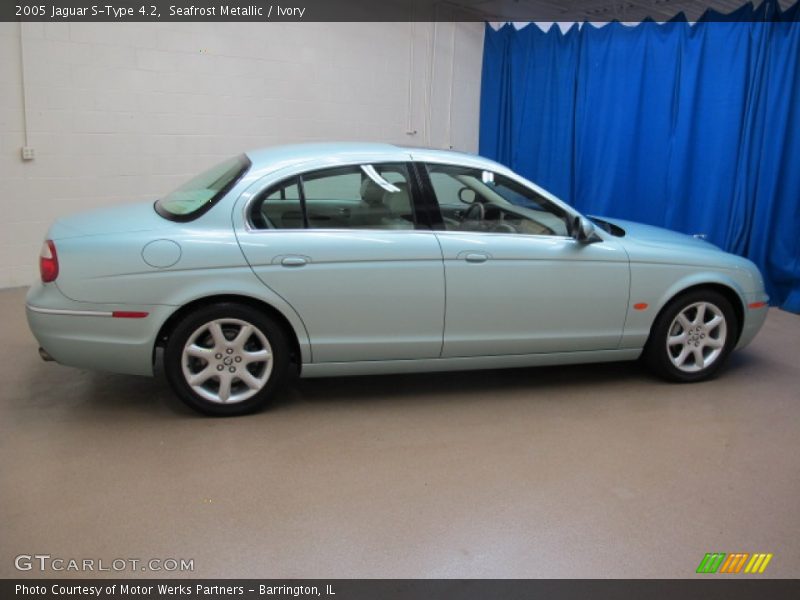 Seafrost Metallic / Ivory 2005 Jaguar S-Type 4.2