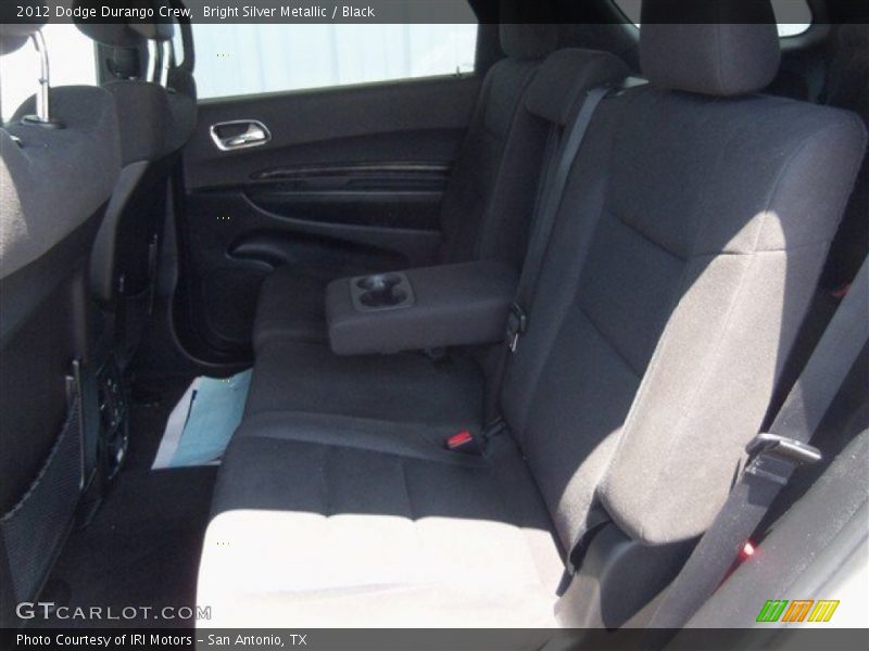 Bright Silver Metallic / Black 2012 Dodge Durango Crew