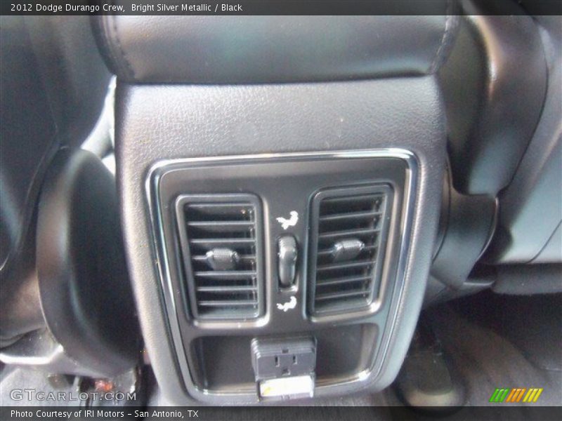 Bright Silver Metallic / Black 2012 Dodge Durango Crew