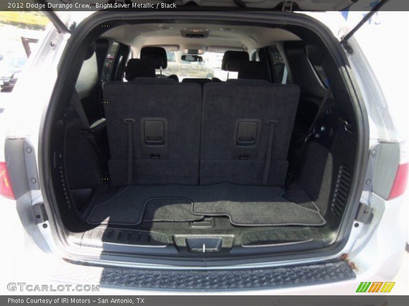 Bright Silver Metallic / Black 2012 Dodge Durango Crew