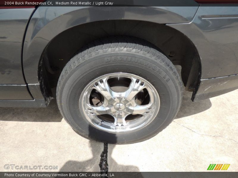 Medium Red Metallic / Light Gray 2004 Buick Rendezvous CX