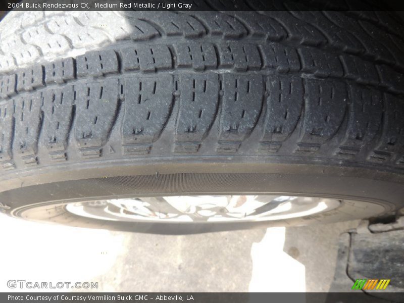 Medium Red Metallic / Light Gray 2004 Buick Rendezvous CX