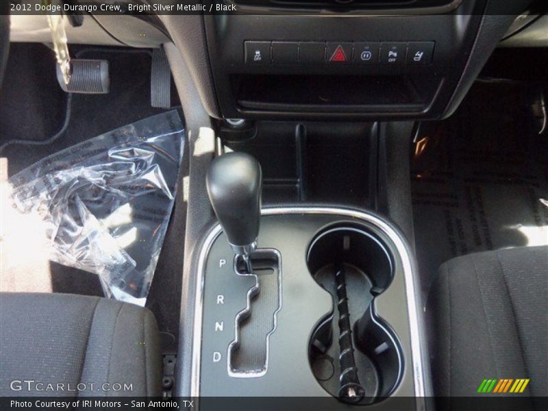 Bright Silver Metallic / Black 2012 Dodge Durango Crew