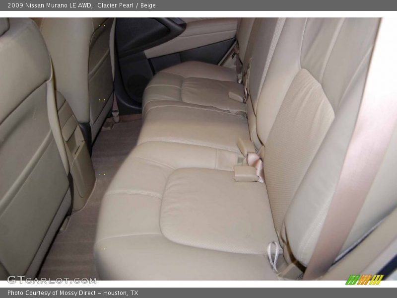 Glacier Pearl / Beige 2009 Nissan Murano LE AWD