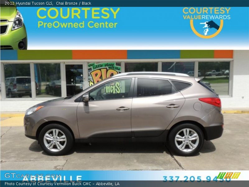 Chai Bronze / Black 2012 Hyundai Tucson GLS