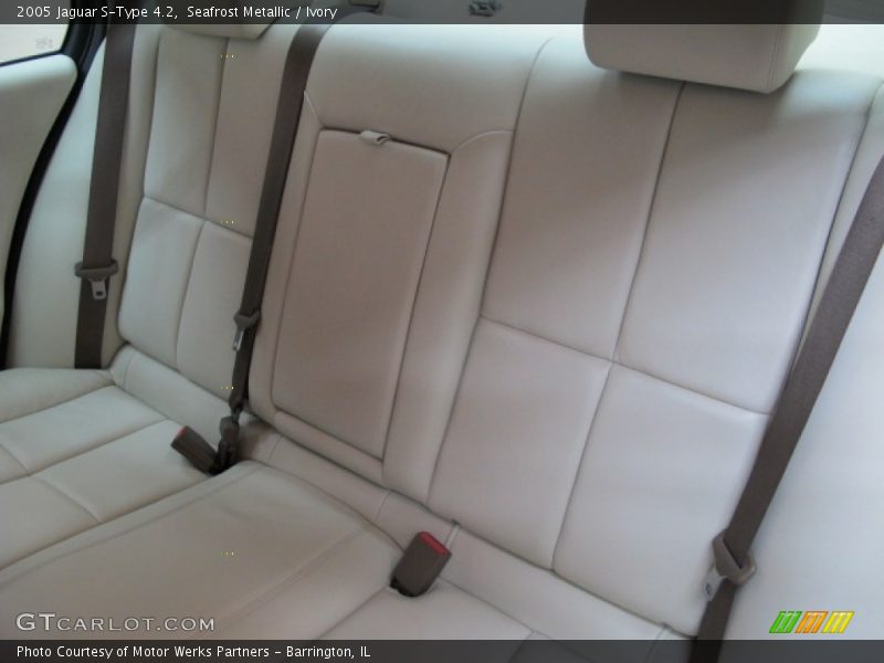 Seafrost Metallic / Ivory 2005 Jaguar S-Type 4.2