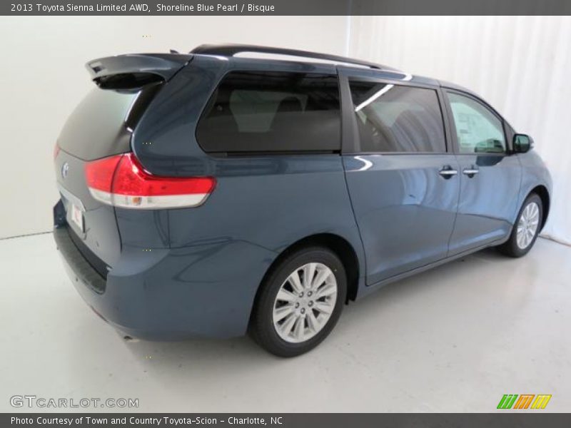 Shoreline Blue Pearl / Bisque 2013 Toyota Sienna Limited AWD