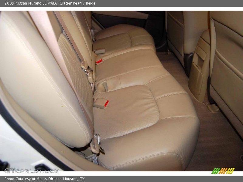 Glacier Pearl / Beige 2009 Nissan Murano LE AWD