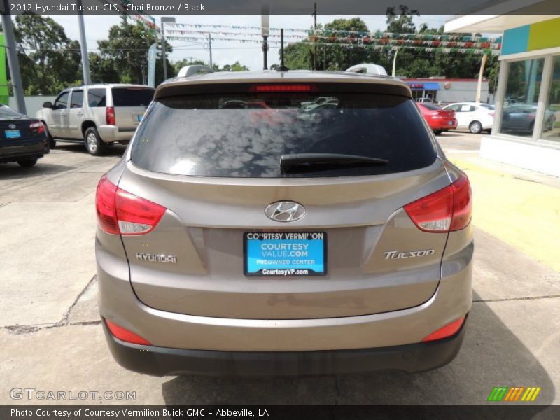 Chai Bronze / Black 2012 Hyundai Tucson GLS