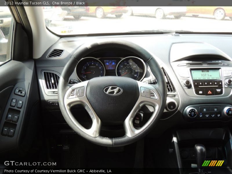 Chai Bronze / Black 2012 Hyundai Tucson GLS