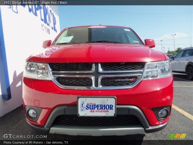 Bright Red / Black 2013 Dodge Journey SXT