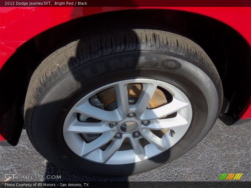 Bright Red / Black 2013 Dodge Journey SXT