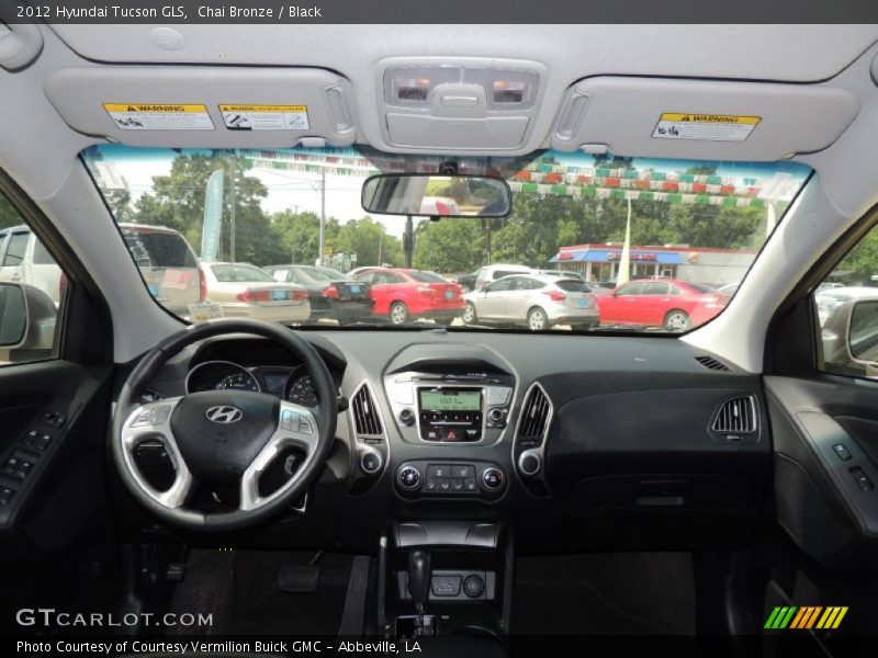 Chai Bronze / Black 2012 Hyundai Tucson GLS