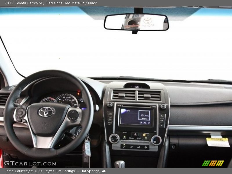Barcelona Red Metallic / Black 2013 Toyota Camry SE
