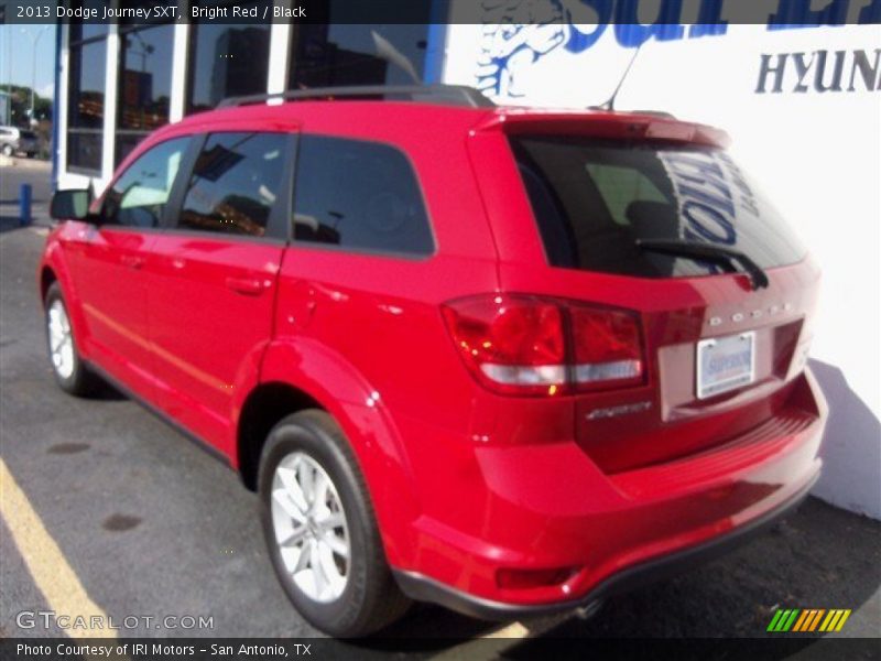 Bright Red / Black 2013 Dodge Journey SXT