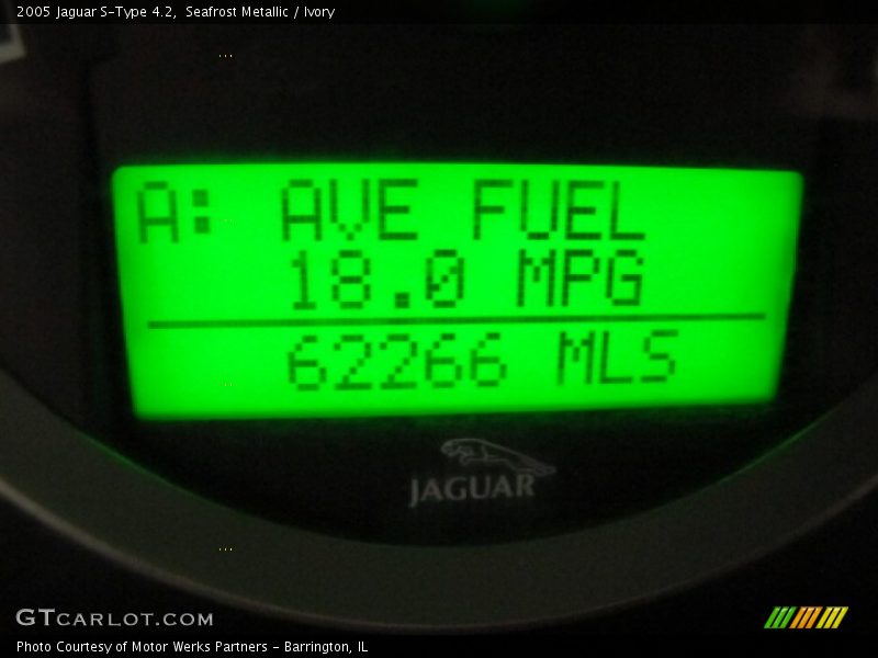 Seafrost Metallic / Ivory 2005 Jaguar S-Type 4.2