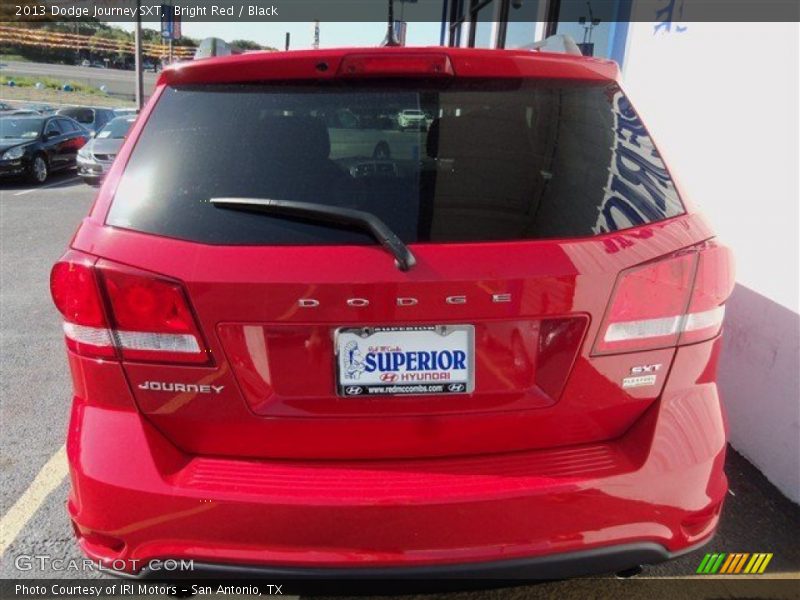 Bright Red / Black 2013 Dodge Journey SXT