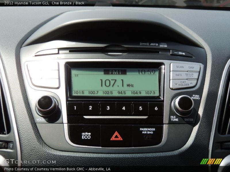 Chai Bronze / Black 2012 Hyundai Tucson GLS