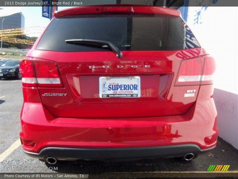 Bright Red / Black 2013 Dodge Journey SXT