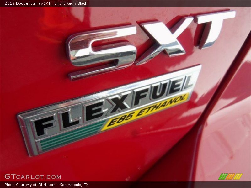 Bright Red / Black 2013 Dodge Journey SXT