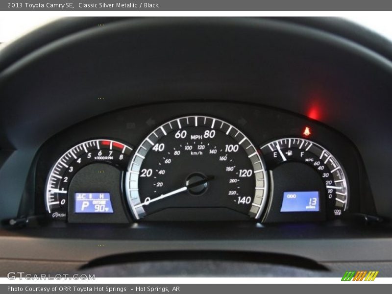 Classic Silver Metallic / Black 2013 Toyota Camry SE