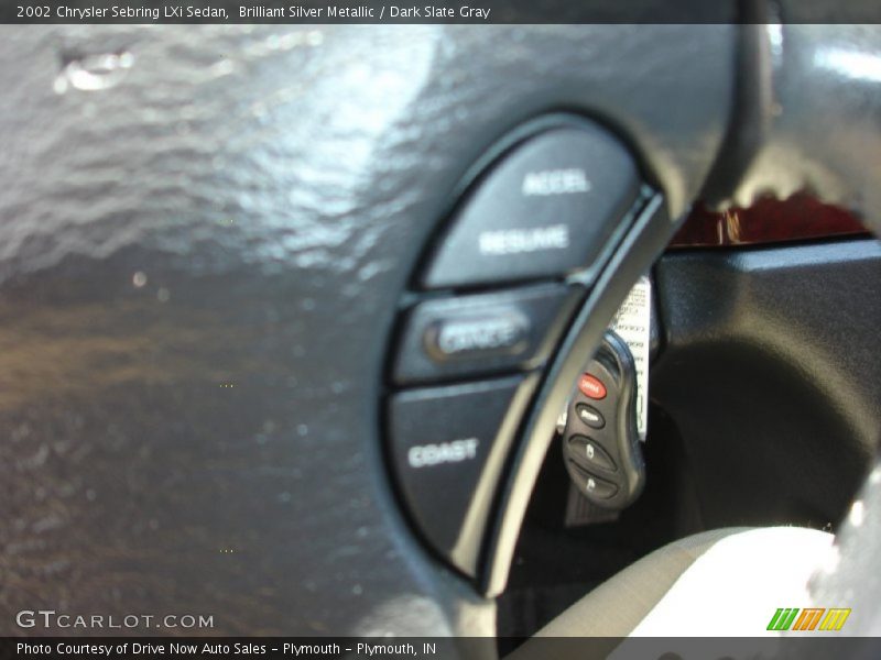 Brilliant Silver Metallic / Dark Slate Gray 2002 Chrysler Sebring LXi Sedan