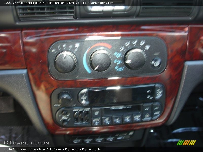 Brilliant Silver Metallic / Dark Slate Gray 2002 Chrysler Sebring LXi Sedan