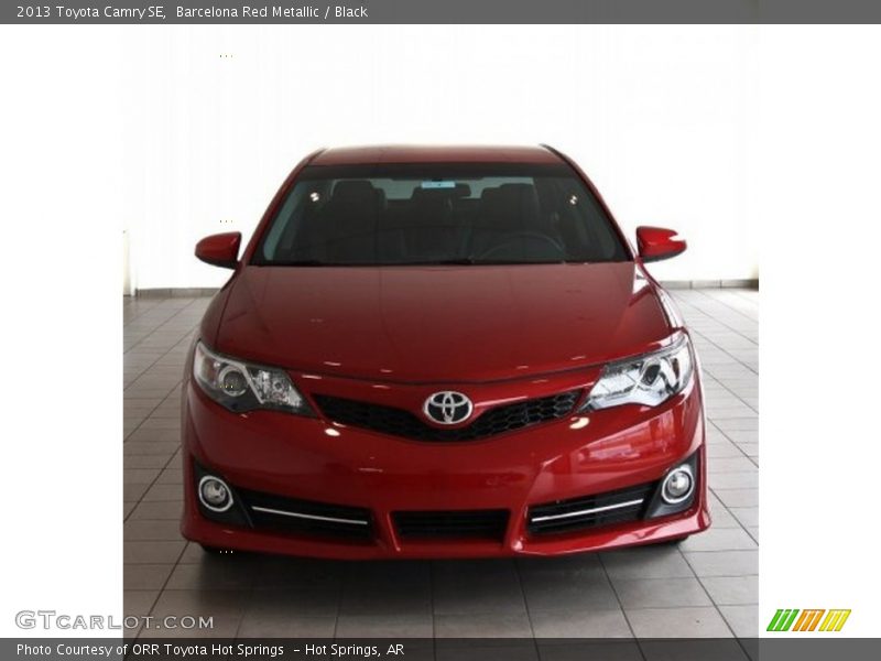 Barcelona Red Metallic / Black 2013 Toyota Camry SE