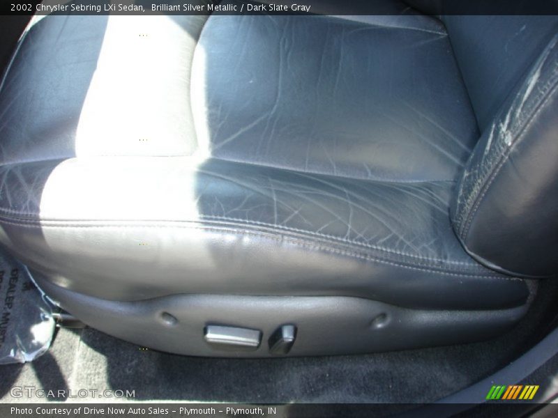 Brilliant Silver Metallic / Dark Slate Gray 2002 Chrysler Sebring LXi Sedan