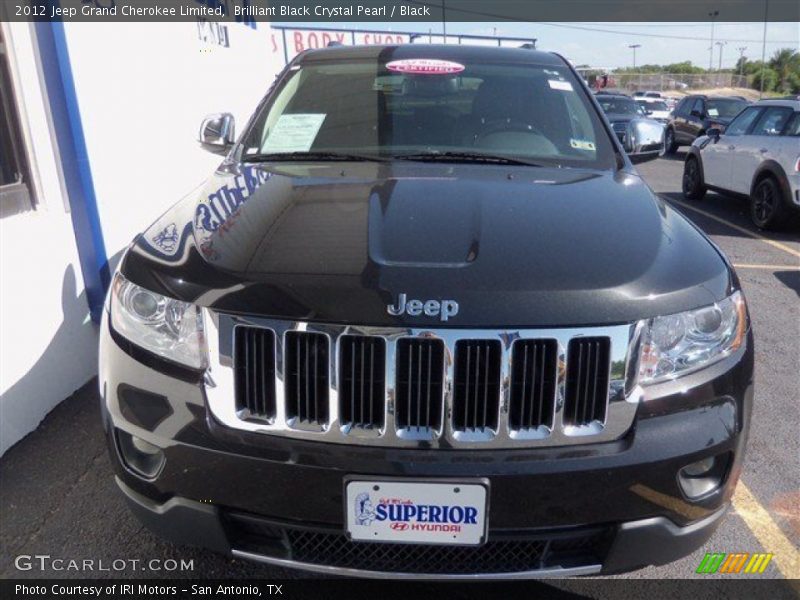 Brilliant Black Crystal Pearl / Black 2012 Jeep Grand Cherokee Limited
