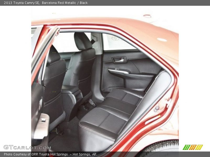 Barcelona Red Metallic / Black 2013 Toyota Camry SE