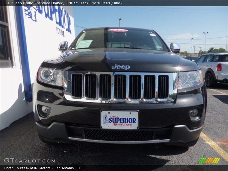 Brilliant Black Crystal Pearl / Black 2012 Jeep Grand Cherokee Limited