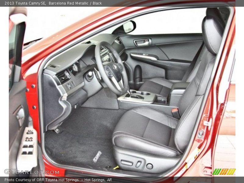 Barcelona Red Metallic / Black 2013 Toyota Camry SE