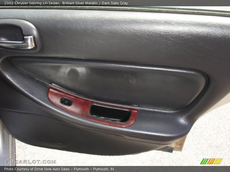 Brilliant Silver Metallic / Dark Slate Gray 2002 Chrysler Sebring LXi Sedan