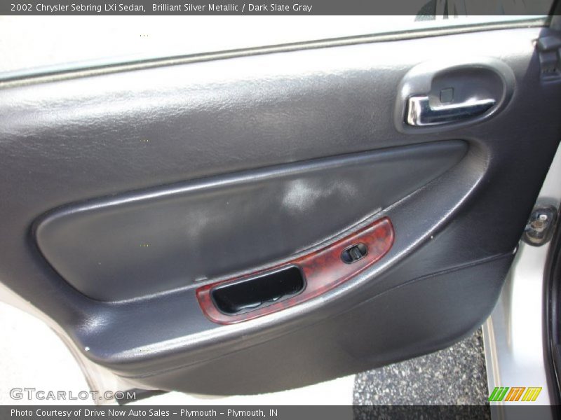 Brilliant Silver Metallic / Dark Slate Gray 2002 Chrysler Sebring LXi Sedan
