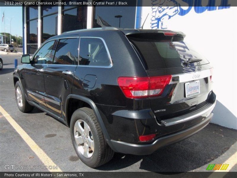 Brilliant Black Crystal Pearl / Black 2012 Jeep Grand Cherokee Limited