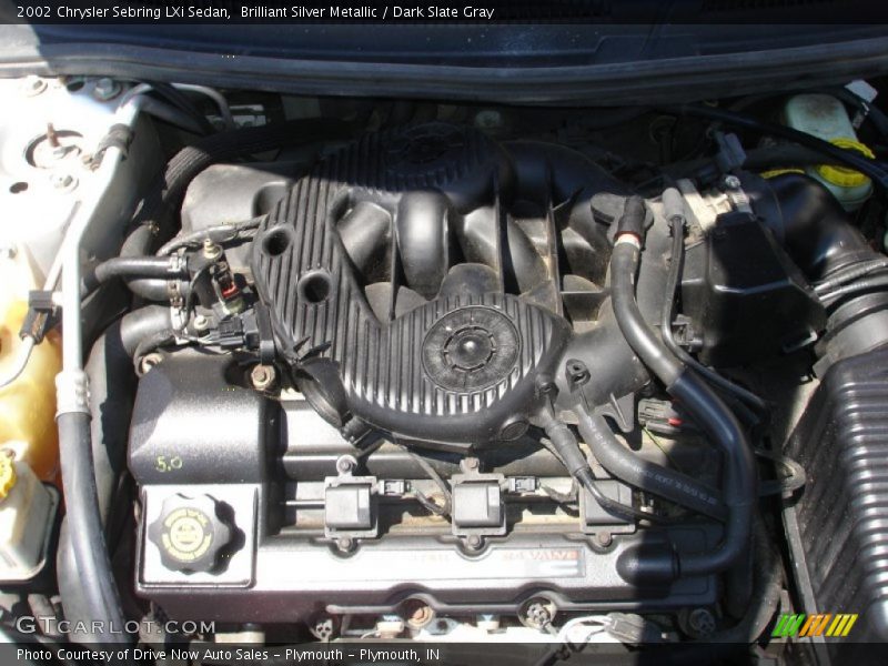 Brilliant Silver Metallic / Dark Slate Gray 2002 Chrysler Sebring LXi Sedan