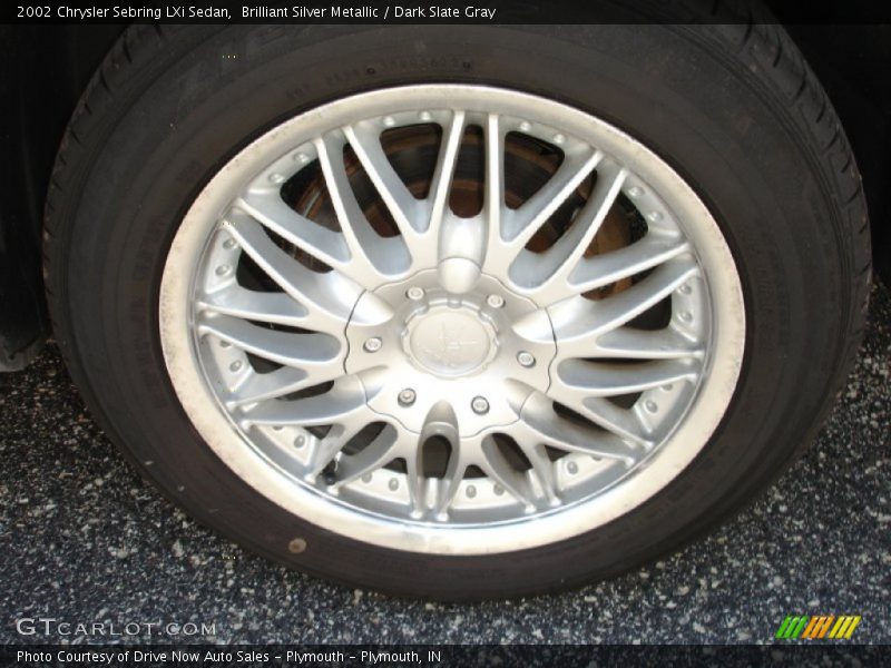 Brilliant Silver Metallic / Dark Slate Gray 2002 Chrysler Sebring LXi Sedan