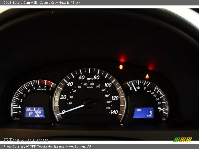 Cosmic Gray Metallic / Black 2013 Toyota Camry SE