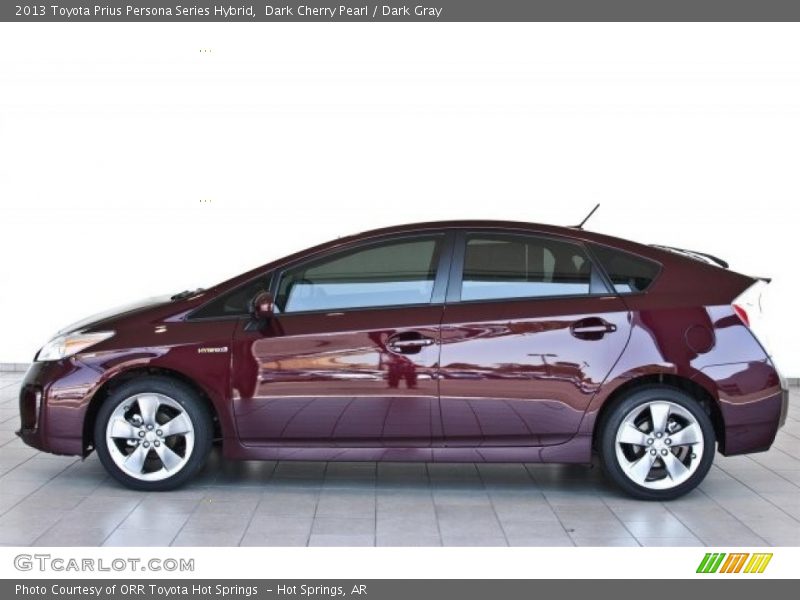 Dark Cherry Pearl / Dark Gray 2013 Toyota Prius Persona Series Hybrid