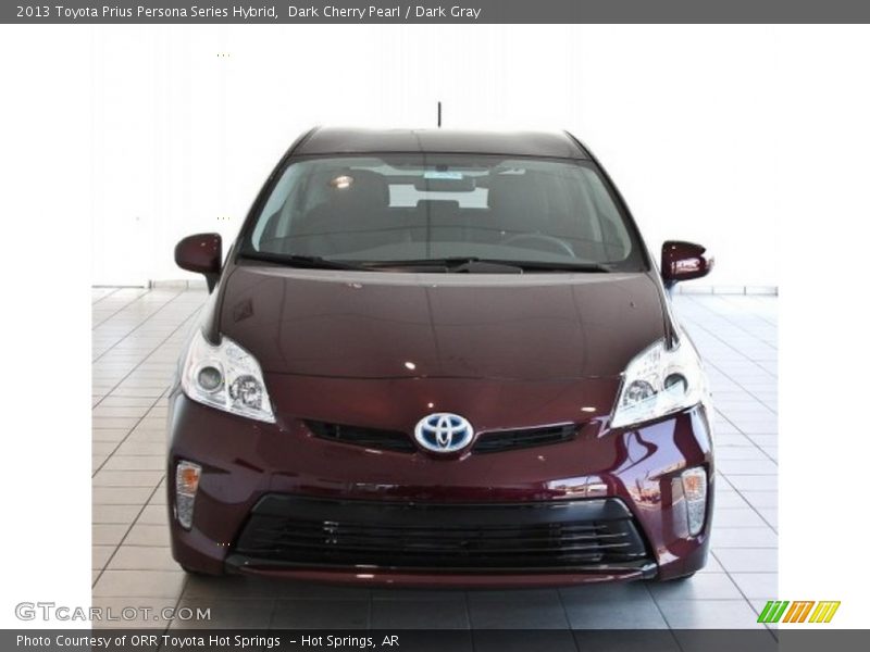 Dark Cherry Pearl / Dark Gray 2013 Toyota Prius Persona Series Hybrid