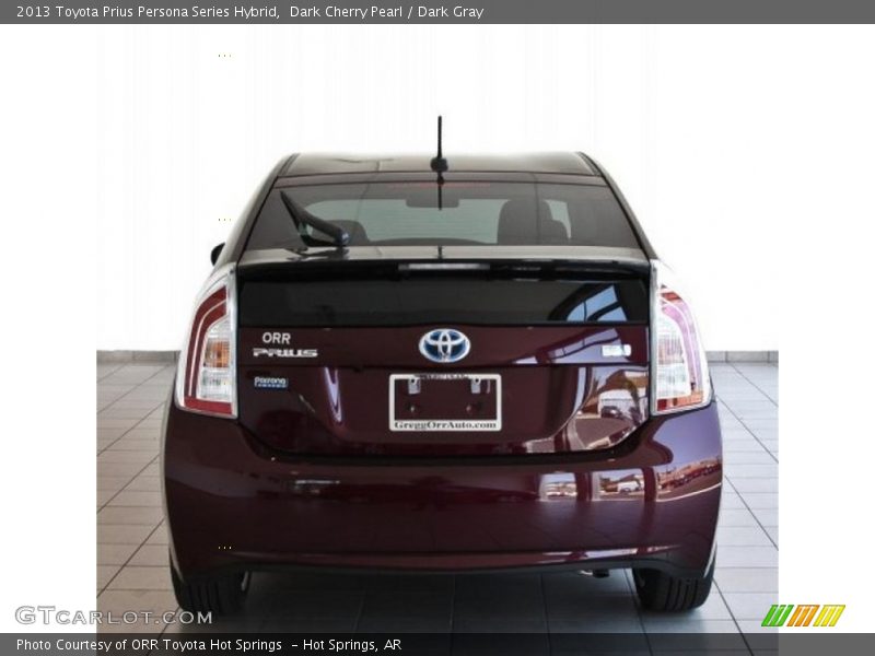 Dark Cherry Pearl / Dark Gray 2013 Toyota Prius Persona Series Hybrid