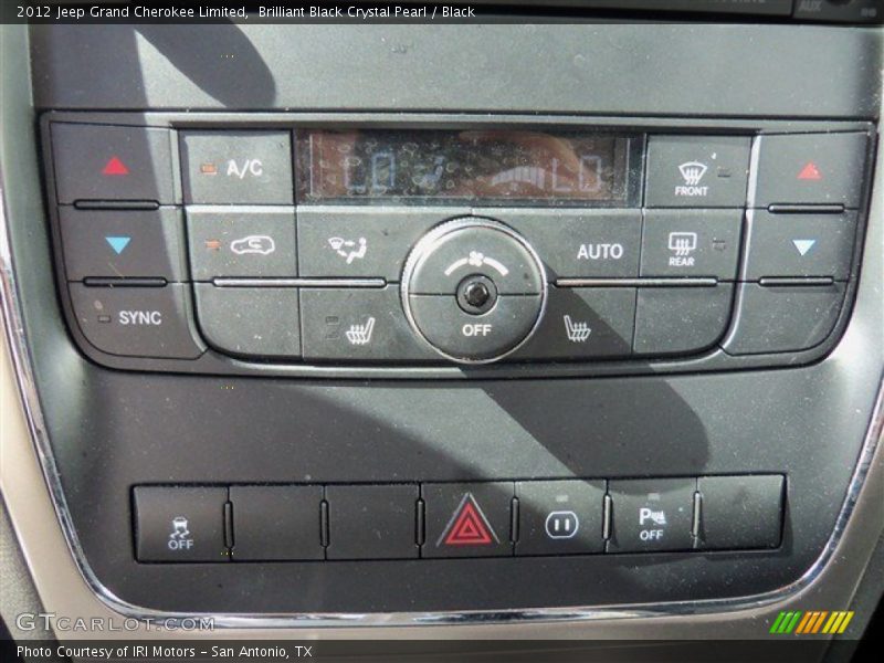 Brilliant Black Crystal Pearl / Black 2012 Jeep Grand Cherokee Limited