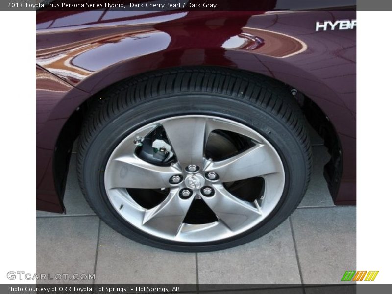 Dark Cherry Pearl / Dark Gray 2013 Toyota Prius Persona Series Hybrid